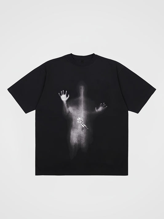 Creative Pattern Men's Street Summer Round Neck T-shirt