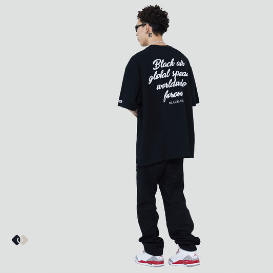 Niche Street Retro Short-sleeved T-shirt Men