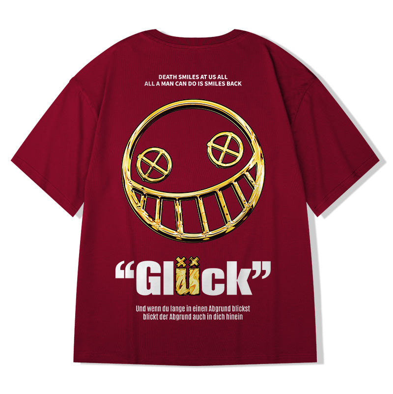 Loose Graphic Streetwear T-Shirt – Men’s Hong Kong Style Summer Top