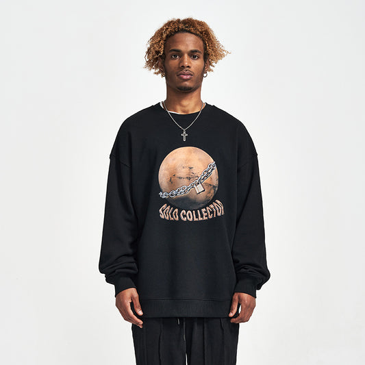 Europe And The United States Street Thickening Loose Hoodie