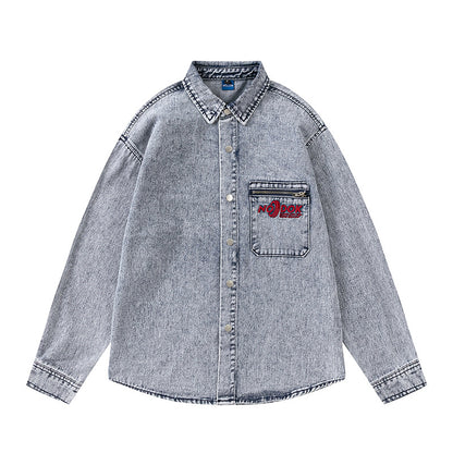 Washed Do The Old Cowboy Shirt Coat Men's Street SKU: CJDS195451307GT Lists: 4