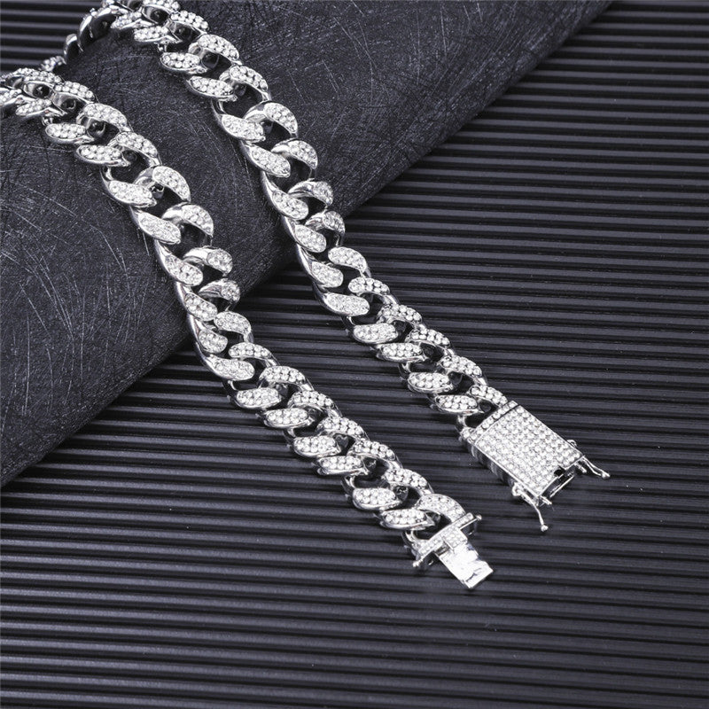Hiphop Hiphop Full Diamond Cuba Men's Necklace