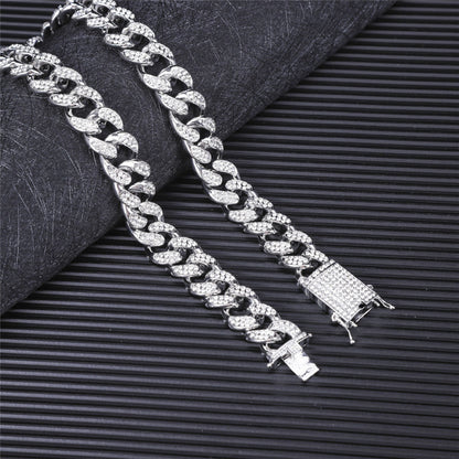 Hiphop Hiphop Full Diamond Cuba Men's Necklace