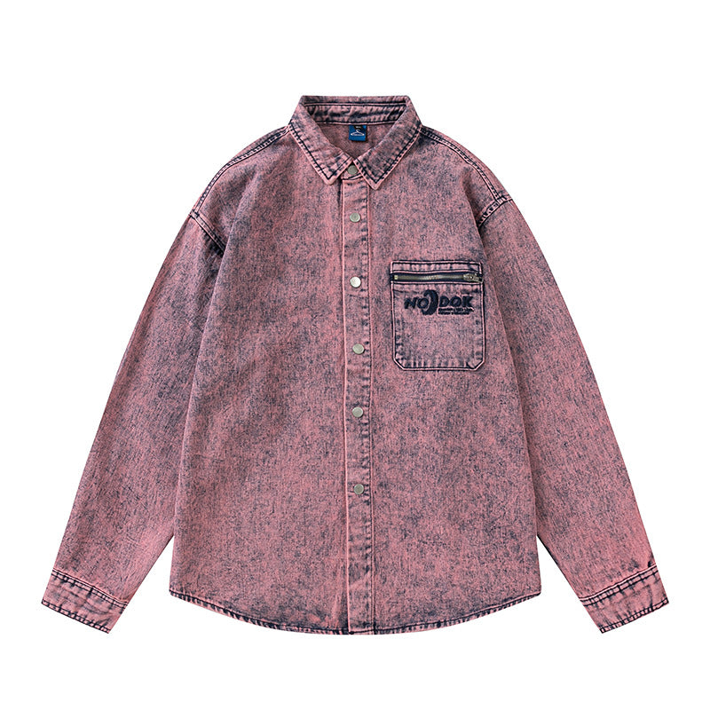 Washed Do The Old Cowboy Shirt Coat Men's Street SKU: CJDS195451307GT Lists: 4