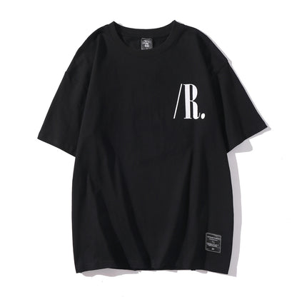 Street Trend Men And Women With The Same StyleCouples RoundNeck Short Sleeves