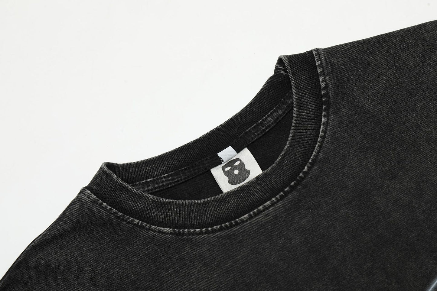 American Street Vintage Flame Skull T-shirt Men