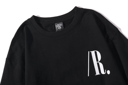 Street Trend Men And Women With The Same StyleCouples RoundNeck Short Sleeves