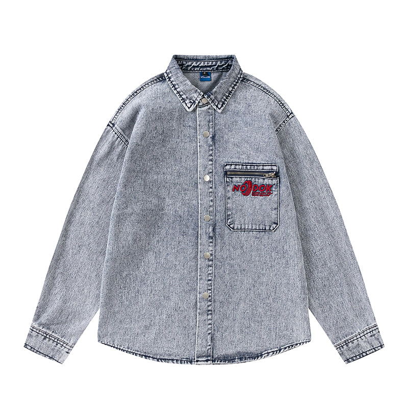 Washed Do The Old Cowboy Shirt Coat Men's Street SKU: CJDS195451307GT Lists: 4