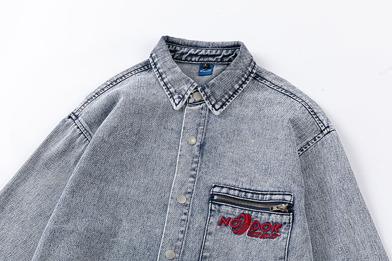Washed Do The Old Cowboy Shirt Coat Men's Street SKU: CJDS195451307GT Lists: 4