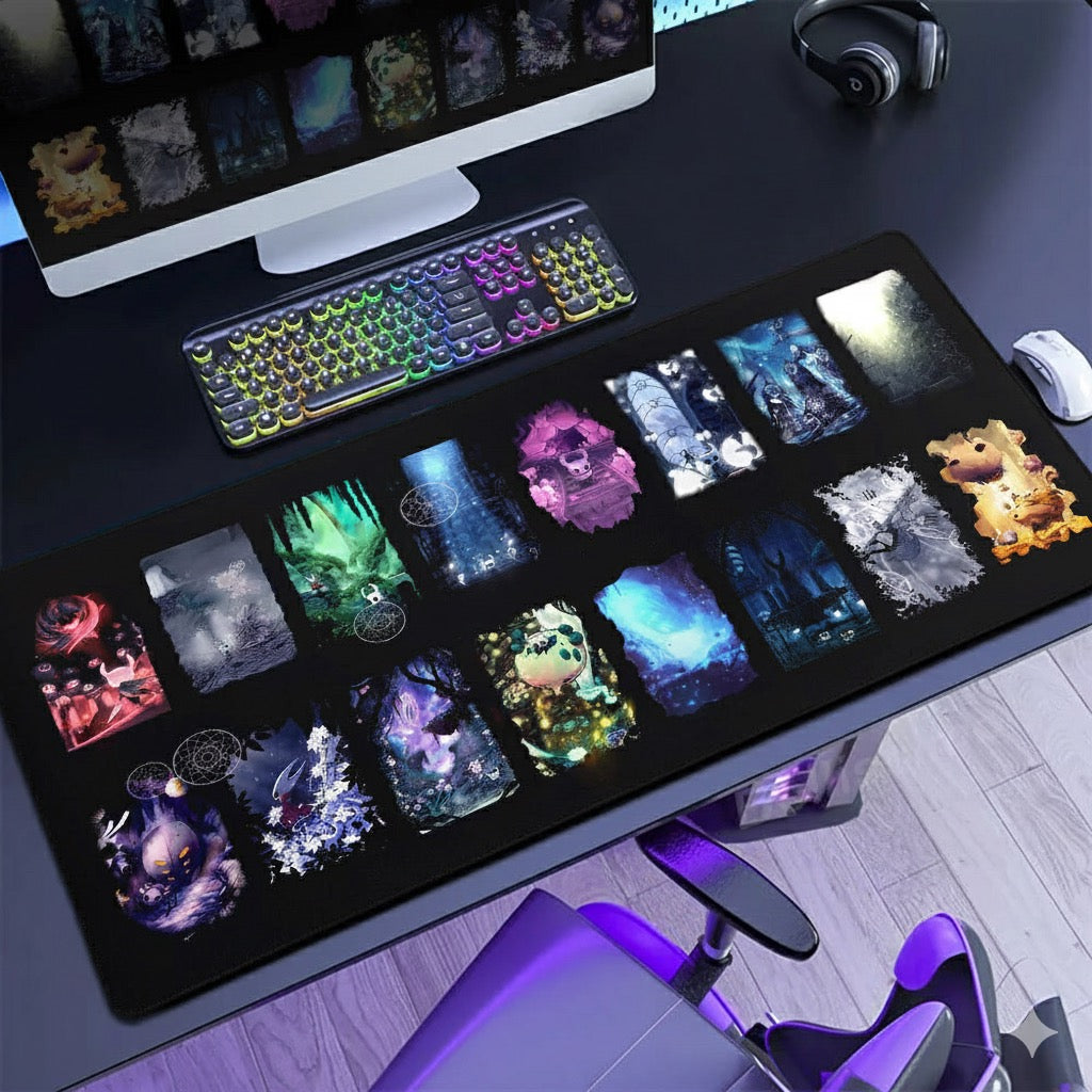 Hollow Knight Gamer Mouse Pad – Large XXL Keyboard & Desk Mat for PC/Laptop